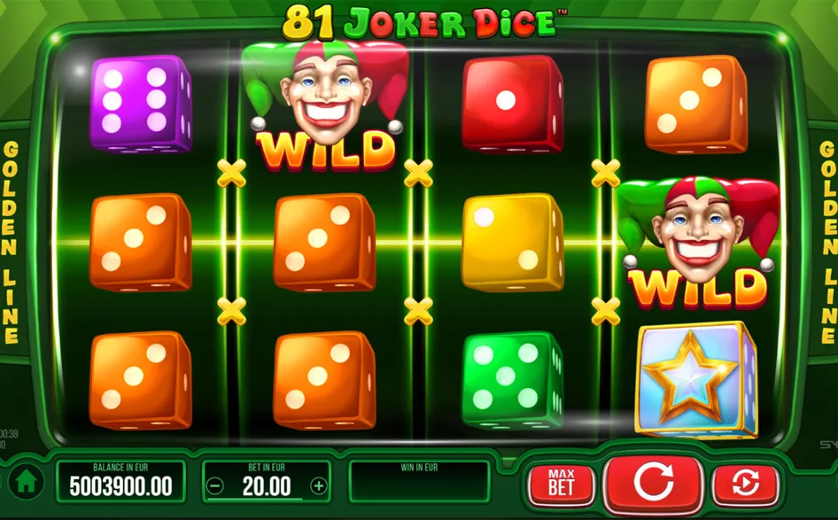 Válce hry 81 Joker Dice