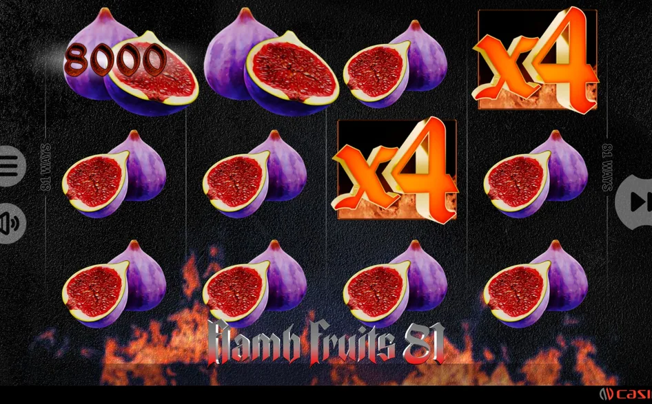 Válce hry Flamb Fruits 81