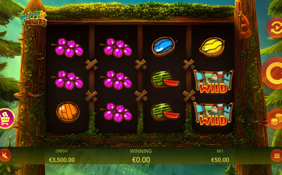 Válce hry Happy Nuts 81