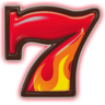 Sieben – Symbol im Spielautomaten 81 Burning Ways