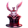 králík v cylindru – symbol automatu 81 Creepy Circus