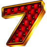 rote Sieben – Symbol im Spielautomaten Fenomen 81