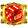 Scatter – symbol automatu Harlequin Dice