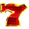 sedmička – symbol automatu Harlequin Dice